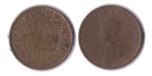 1936 One Quarter Anna